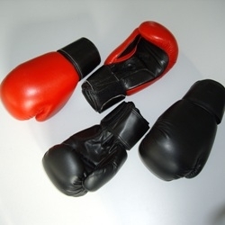 Boxhandschuh Topmodell rot/schwarz