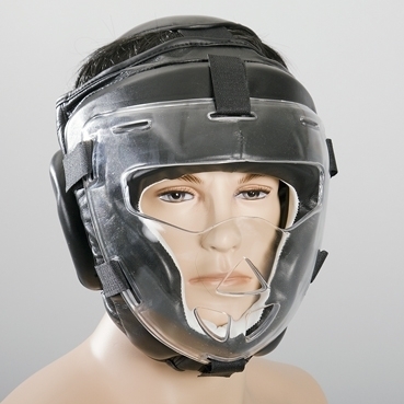 Kopfschutz mit Plexiglas