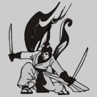 Samurai 2  -  58 x 67 cm