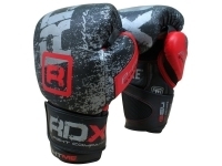 RDX Leder Boxhandschuh, Pro Silver