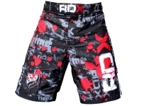RDX MMA Shorts X3 - schwarz, grau, weiß